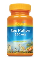 Пчелиная пыльца Томпсона — 580 мг — 100 капсул Thompson