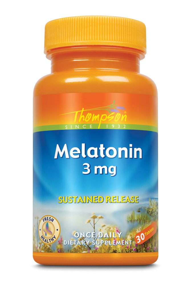 Мелатонин Томпсона -- 3 мг -- 30 таблеток Thompson
