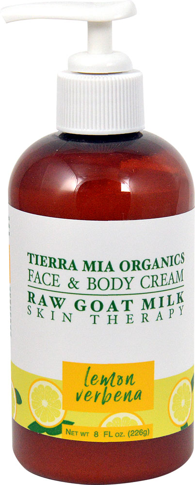 Tierra Mia Organics Face &amp; Крем для тела с лимонной вербеной — 8 жидких унций Tierra Mia Organics