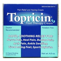 Foot Therapy Cream (Крем) -- 4 oz (Унции) Topricin