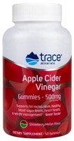 Apple Cider Vinegar Gummies (Жевательные конфеты) Strawberry Melon -- 500 mg - 60 Gummies Trace Minerals ®