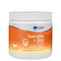 Quercetin + Zinc Powder (Порошок) Orange Cream (Крем) -- 4.2 fl oz (Жидкие унции) Trace Minerals ®