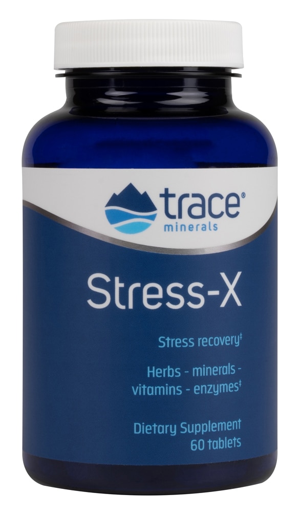 Пищевая добавка Stress-X, 60 таблеток Trace Minerals ®