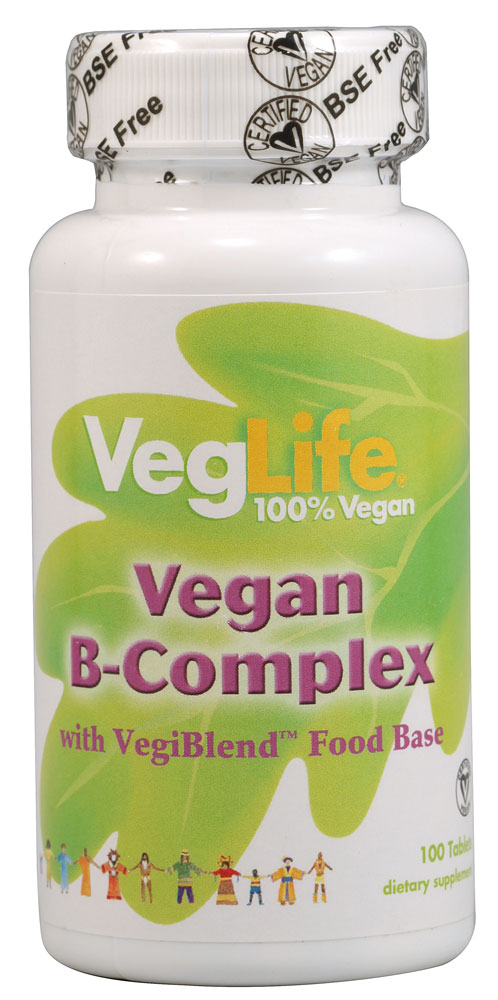 Vegan B-Complex -- 100 Tablets (Таблетки) VegLife