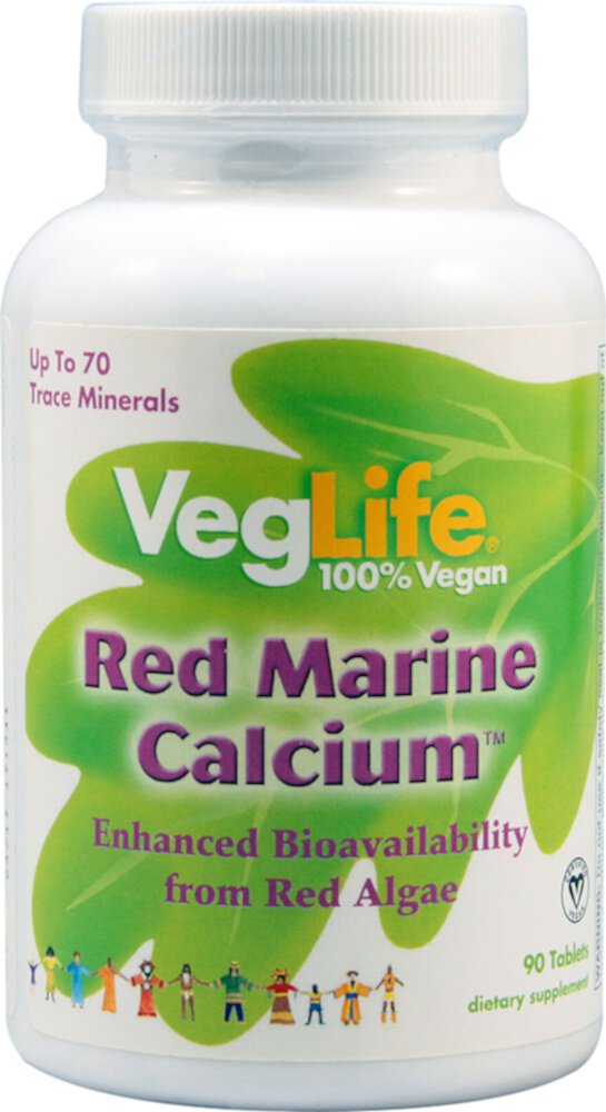VegLife Red Marine Calcium™ 100% веганский — 90 таблеток VegLife