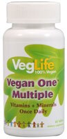 Vegan One™ Multiple with Iron -- 60 Tablets (Таблетки) VegLife