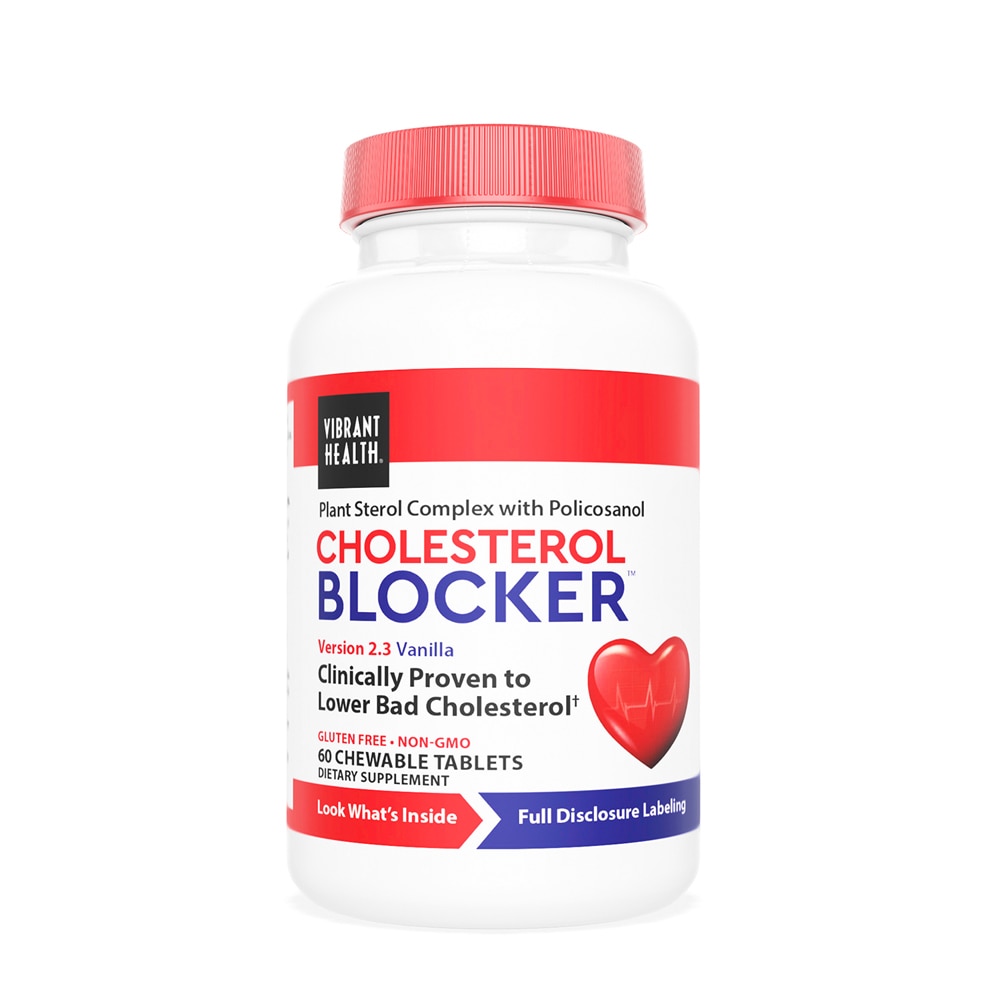 Блокатор холестерина - 60 жевательных таблеток - Vibrant Health Vibrant Health