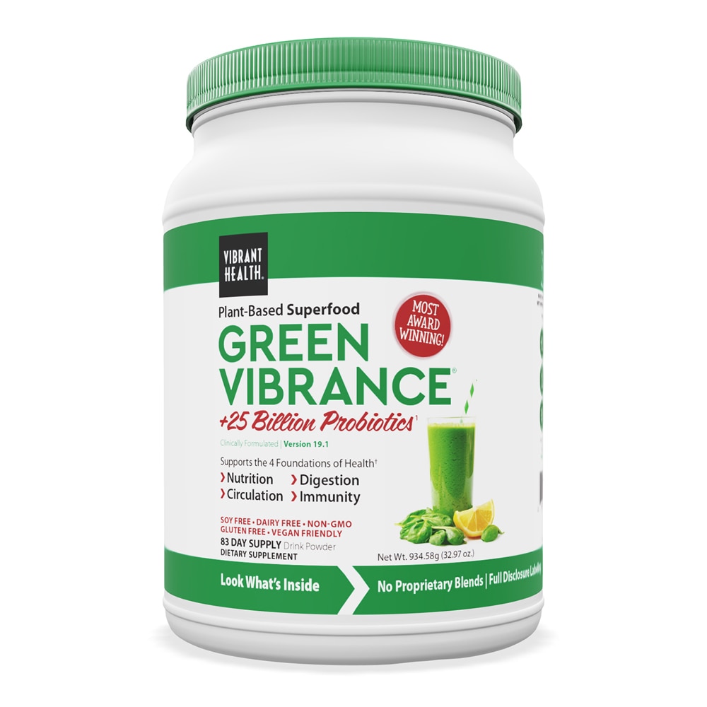 Green Vibrance® Powder (Порошок) -- 83 Servings (Порции) Vibrant Health