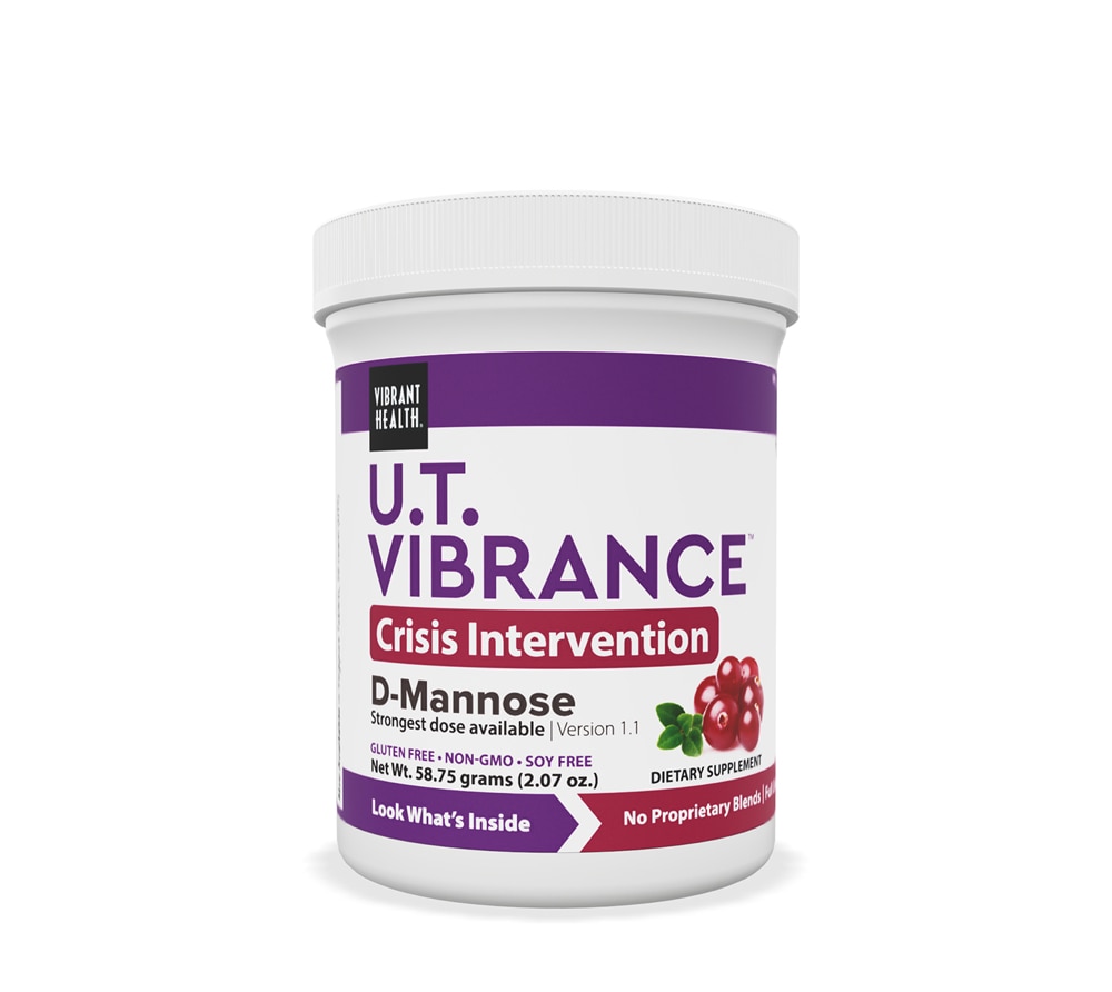 Mannose and Botanicals U.T. Vibrance -- 50 Vegetarian Tablets (Вегетарианские таблетки) Vibrant Health