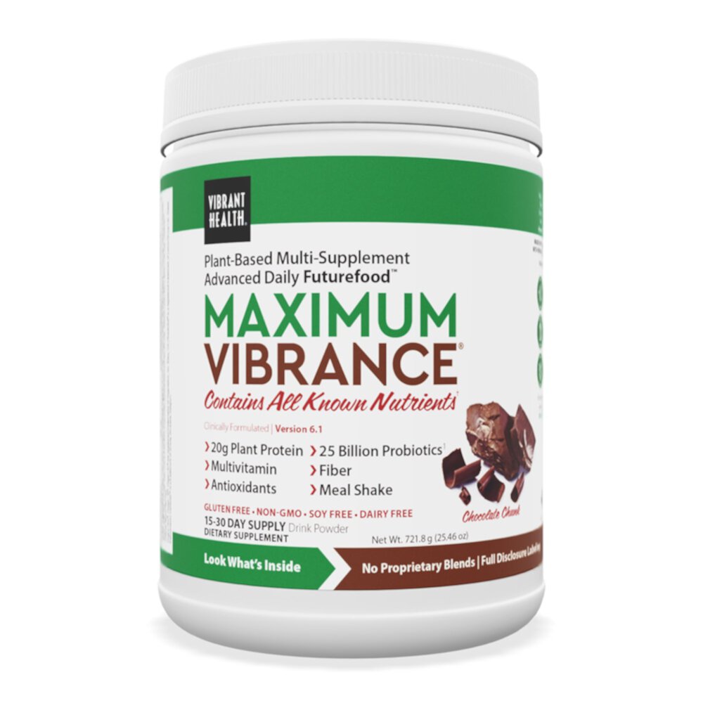 Maximum Vibrance Chocolate -- 28.2 oz (Унции) Vibrant Health