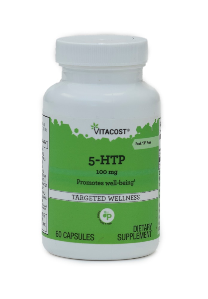 5-HTP - 100 мг - 60 капсул - Vitacost Vitacost