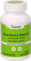 Acai Berry Extract -- 1000 mg per serving - 60 Capsules (Капсулы) Vitacost