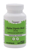 Alpha Lipoic Acid -- 300 mg - 120 Capsules (Капсулы) Vitacost