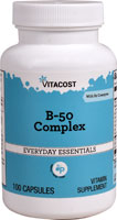 B-50 Комплекс - 100 капсул - Vitacost Vitacost