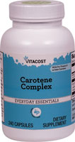 Комплекс каротина Vitacost с провитамином А -- 3000 мкг -- 240 капсул Vitacost