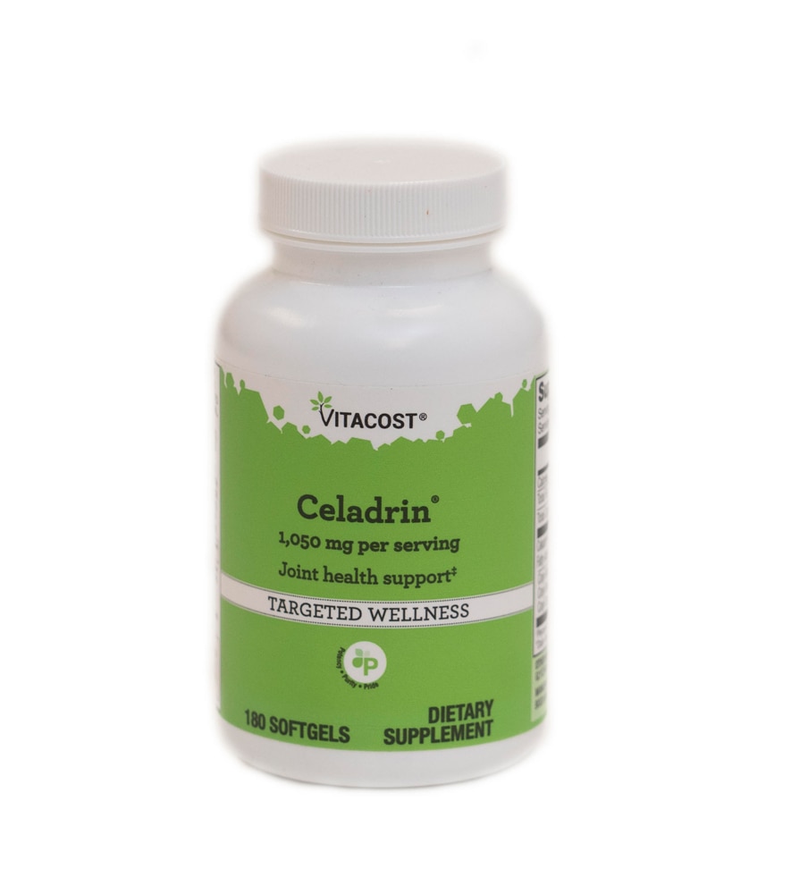 Celadrin - 1050 мг на порцию - 180 мягких капсул - Vitacost Vitacost