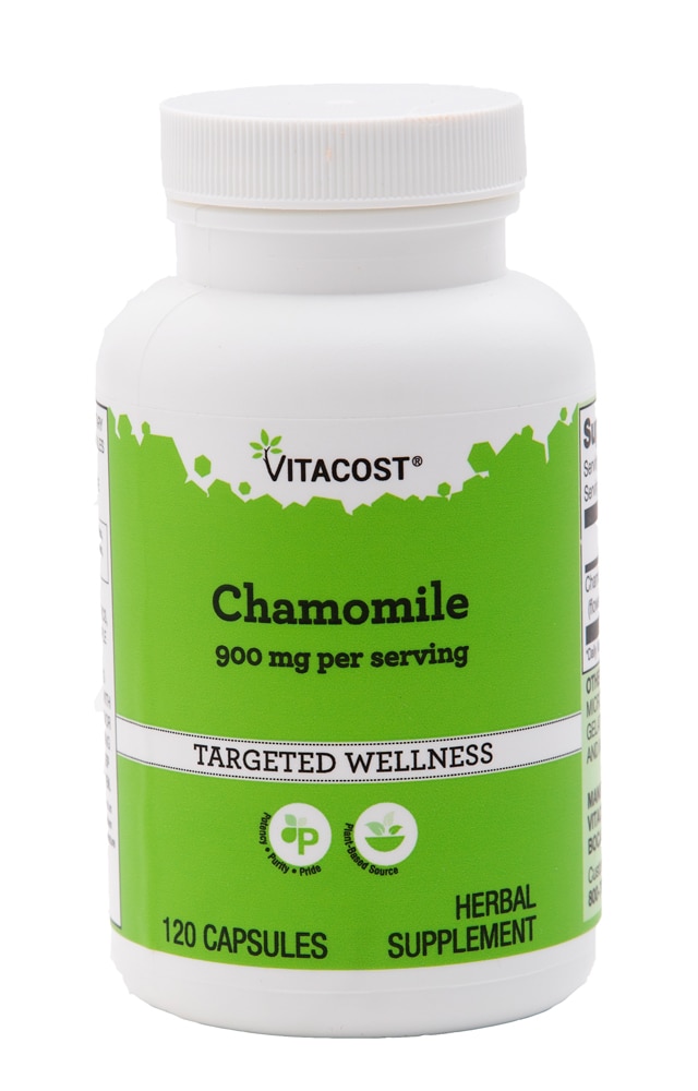 Chamomile -- 900 mg per serving - 120 Capsules (Капсулы) Vitacost