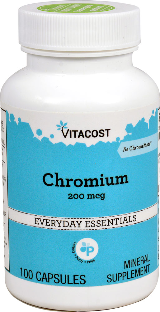 Chromium ChromeMate® -- 200 mcg - 100 Capsules (Капсулы) Vitacost