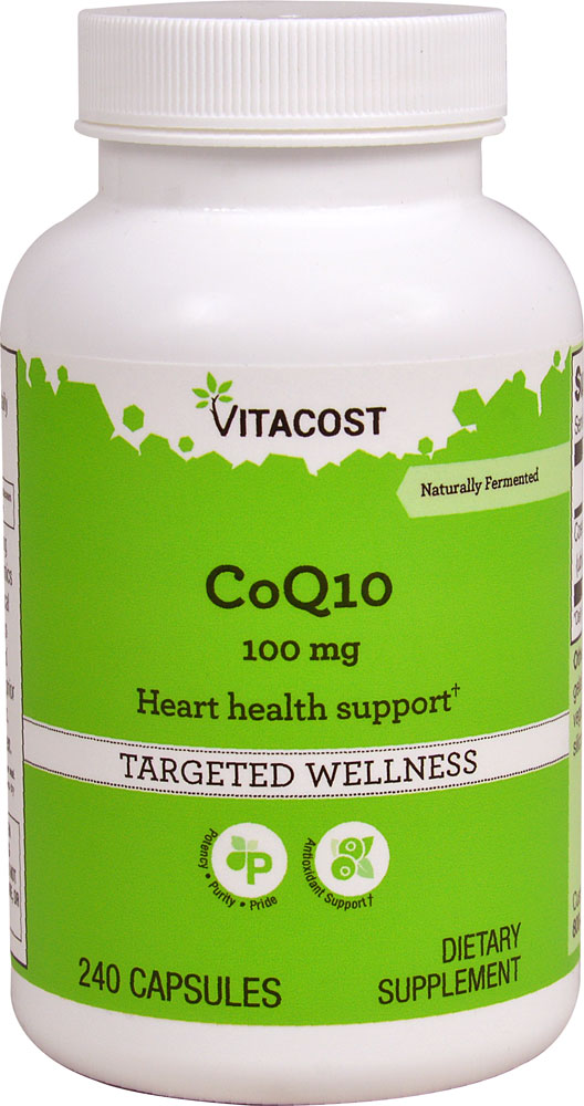 CoQ10 -- 100 mg - 240 Capsules (Капсулы) Vitacost