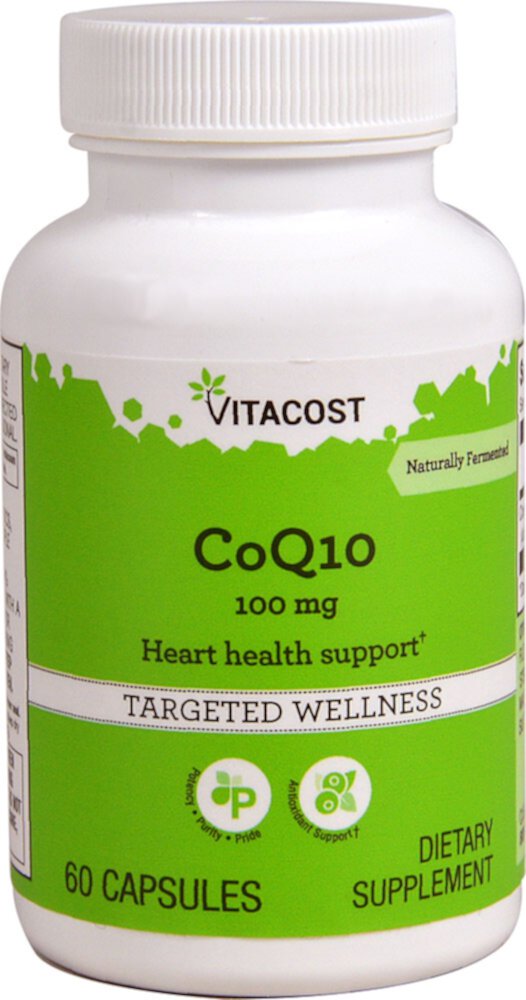 CoQ10 - 100 мг - 60 капсул - Vitacost Vitacost