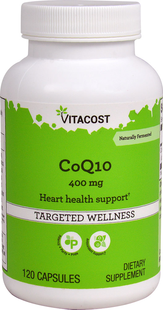 CoQ10 - 400 мг - 120 капсул - Vitacost Vitacost