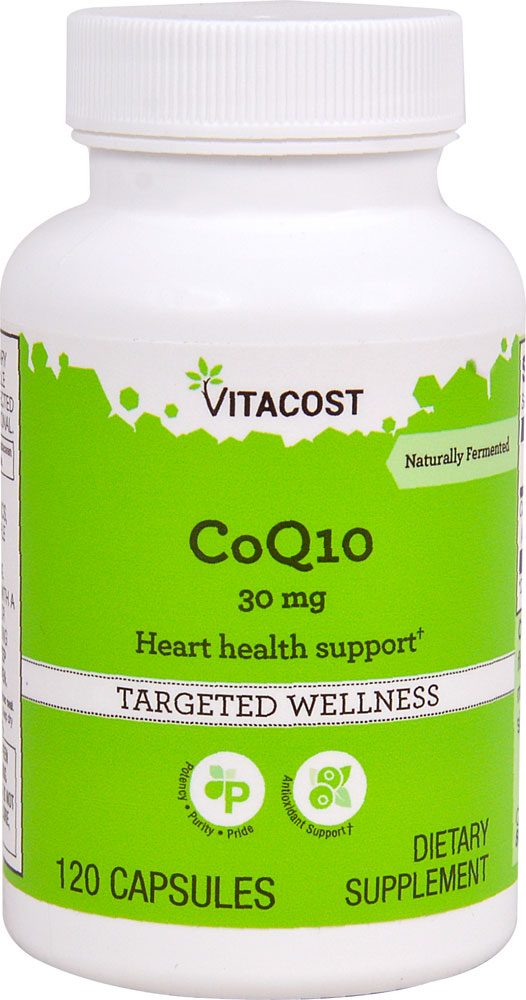 CoQ10 -- 30 mg - 120 Capsules (Капсулы) Vitacost