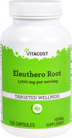 Корень элеутерококка -- 1000 мг на порцию -- 120 капсул Vitacost