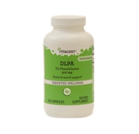Vitacost DLPA DL-фенилаланин - 500 мг - 300 капсул Vitacost