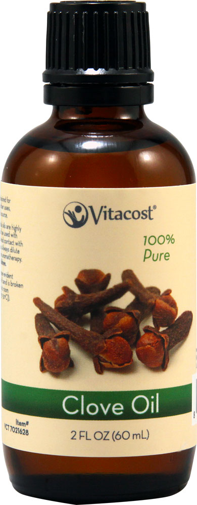 Эфирные масла Vitacost 100% Pure Clove -- 2 жидких унции (60 мл) Vitacost