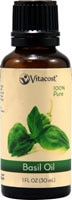 Эфирные масла Vitacost 100% Pure Basil — 1 жидкая унция (30 мл) Vitacost