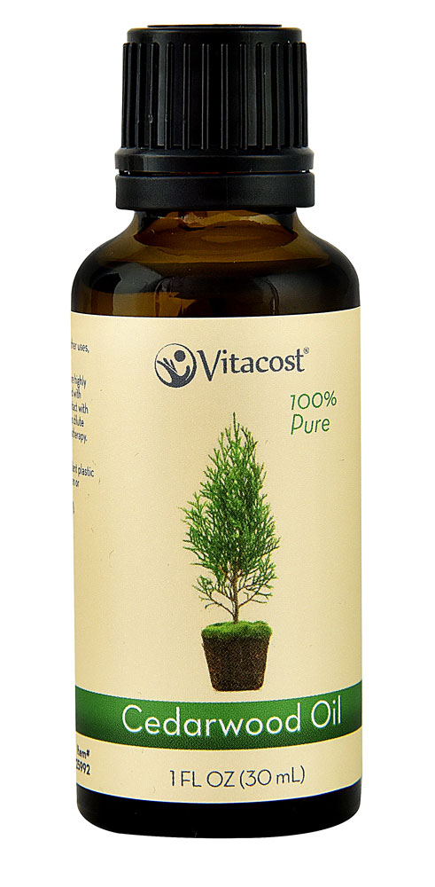 Эфирные масла 100% чистого кедра — 1 жидкая унция (30 мл) Vitacost