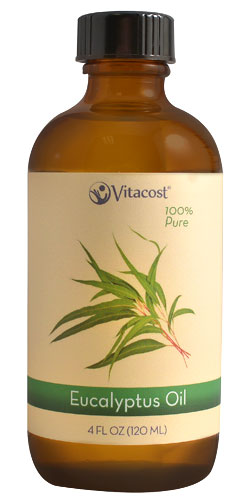 Vitacost Essential Oils 100% Pure Eucalyptus -- 4 fl oz (120 mL) Vitacost