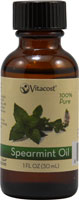 Эфирные масла Vitacost 100% чистая мята – 1 жидкая унция (30 мл) Vitacost
