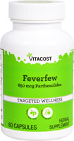 Feverfew -- 650 mcg Parthenolides - 60 Capsules (Капсулы) Vitacost