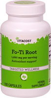 Фо-Ти (корень) - 1220 мг на порцию - 100 Капсул - Vitacost Vitacost
