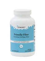 Friendly Fiber Including Oat Bran Fiber -- 240 Capsules (Капсулы) Vitacost