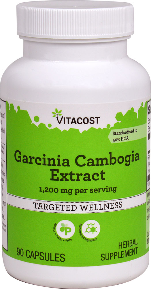 Garcinia Cambogia Extract -- 1200 mg per serving - 90 Capsules (Капсулы) Vitacost