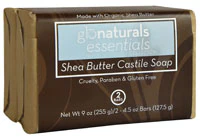 Castile Bar Soap - Shea Butter -- 4 oz Each / 2 Pack Vitacost