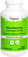 Глюкоманнан -- 2000 мг на порцию -- 360 капсул Vitacost
