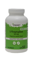 Vitacost L-триптофан -- 500 мг -- 240 капсул Vitacost