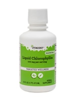Vitacost Liquid Chlorophyllin Natural Mint — 100 мг на порцию — 16 жидких унций (1 PT) 473 мл Vitacost