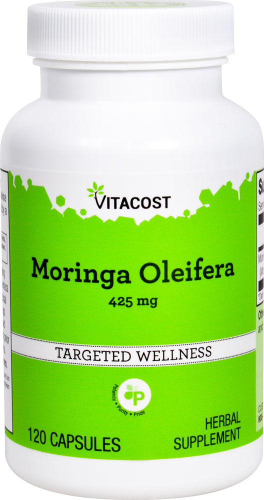 Moringa Oleifera -- 425 mg - 120 Capsules (Капсулы) Vitacost