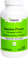 Vitacost Passion Flower -- 700 мг на порцию -- 300 капсул Vitacost
