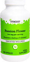 Passion Flower -- 700 mg per serving - 300 Capsules (Капсулы) Vitacost