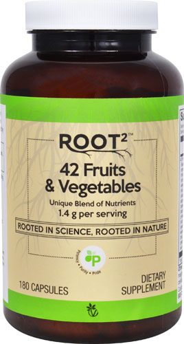 42 фруктов и овощей — 1,4 г — 180 капсул Vitacost-Root2