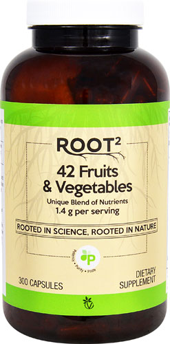 42 фруктов и овощей — 1,4 г — 300 капсул Vitacost-Root2