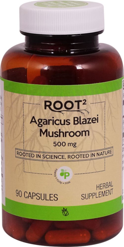 Agaricus Blazei Mushroom -- 500 mg - 90 Capsules (Капсулы) Vitacost-Root2