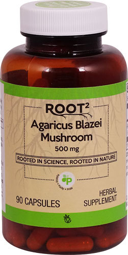 Agaricus Blazei Mushroom -- 500 mg - 90 Capsules (Капсулы) Vitacost-Root2