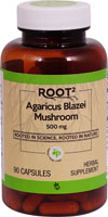 Agaricus Blazei Mushroom -- 500 mg - 90 Capsules (Капсулы) Vitacost-Root2