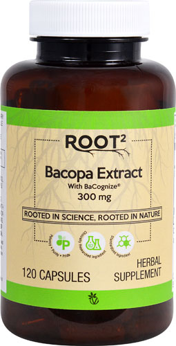 Vitacost ROOT2 Экстракт бакопы с Bacognize® -- 300 мг -- 120 капсул Vitacost-Root2
